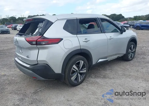 2021 Nissan Rogue Sl Fwd из США, поврежденный, VIN 5N1AT3CAXMC758137